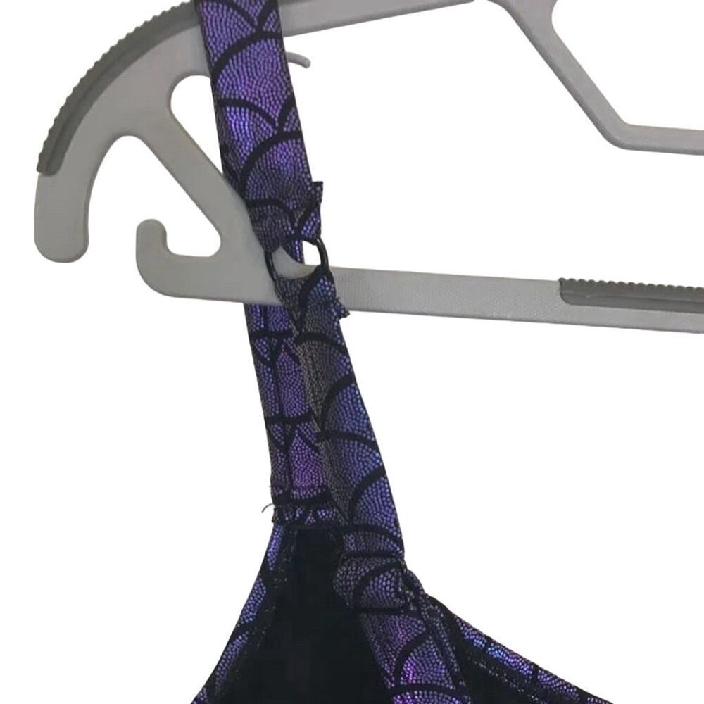 Torrid Purple Iridescent Mermaid Wireless Flounce Bikini Top Size 1 Women’s - Picture 11 of 15